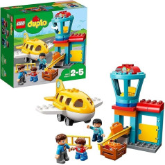 LEGO Duplo 10871 - Lidosta, ideāla rotaļlieta bērniem no 2 līdz 5 gadu vecumam, vienvietīga