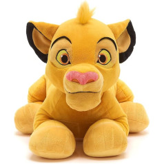 Disney Store Oficiālā Simbas rotaļlieta bērniem The Lion King 45 cm Klasiskā rotaļlieta ar izšuvumiem un mīkstu virsmu