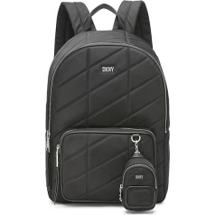 DKNY Bodhi Bgd Backpack – Black/Gold, Black silver