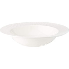 Wilmax WL-880102/6C Porcelāna dziļais šķīvis, balts, 22,5 cm diametrs, 6 gab. iepakojumā