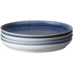 Denby Studio Blue 411046001 pusdienu šķīvju komplekts, 26 cm