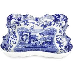 Spode Blaues italienisches Devonia-Tablett