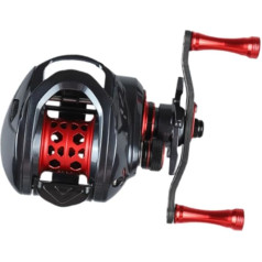 perfk Baitcastingrolle, rechte Hand, leichte, tragbare Baitcaster-Angelrolle, Castingrolle für Bootsangeln, Outdoor-Sport, Karpfen