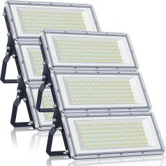 YIQIBRO LED āra prožektors, 300 W, 2 gabali, 30 000 LM, īpaši spilgts LED prožektors, āra prožektors, LED ūdensizturīgs IP67, 7000 K āra prožektors, 85-265 V dārzam, garāžai, rūpnīcai, sportam