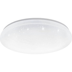 EGLO connect.z Smart Home LED griestu gaisma, Totari-Z, Starry Sky griestu gaisma, diametrs 56 cm, ZigBee, lietotnes un balss vadība, Alexa, regulējama gaismas krāsa (silti balta/auksti balta), aptumšojama