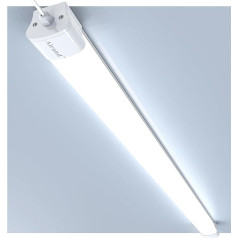 Mitro telpu LED gaisma 150 cm, LED pagraba lampa 45 W, garāžas gaisma 4500 LM IP66 ūdensizturīga, LED lampa 150 cm 5000 K Cool White, pagraba gaisma, darbnīcas lampa, garāžas lampa, pagrabs, darbnīca, darbnīca