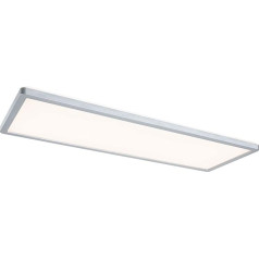 Paulmann Atria Shine 70996 LED panelis 580 x 200 mm, 3 pakāpju aptumšošana, ieskaitot 1 x 22 W aptumšojamu silti baltu hromētu matētu gaismas paneli, plastmasas griestu panelis 3000 K