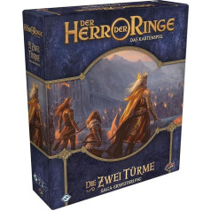 Fantasy Flight Games, The Lord of the Rings: LCG - The Two Towers, Saga Expansion, Expert Game, Card Game, 1-4 Players, Ages 14+, 30 Minutes per Player, German