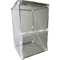 Nan an Fire Liels monarhu tauriņu būris Liels tauriņu dzīvotne Āra kukaiņu tīkls būris Caterpillar Butterfly Cage 20x20x31,5 collu rāvējslēdzējs