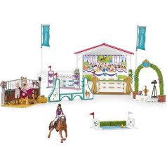 schleich Zirgu klubs 42440 Draudzības turnīrs bērniem no 5 līdz 12 gadiem Spēļu komplekts