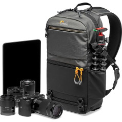 Lowepro Slingshot SL 250 AW III kameras mugursoma - kameras soma bezspoguļa un spoguļkamerām, nodalījums 10 collu planšetdatoram Sony A7, iPad, Surface Pro, 300D Ripstop, Grey