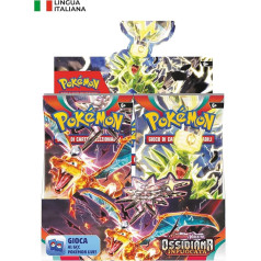 Pokemon 186-61340 Scarlet and Violet Obsidian GCC (36 Expansion Packs) Itāļu izdevums 186-61340