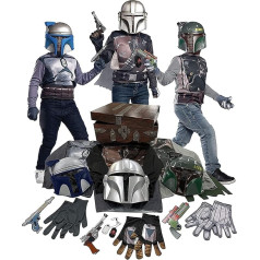 Rubie's Imagine by Star Wars Dress-Up Trunk Set - Bounty Hunter kostīmu kaste bērniem - izmērs: Mazs