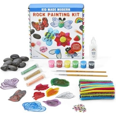 Kid Made Modern Rock Painting Kit - mākslas piederumi bērniem vecumā no 6 gadiem