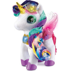 VTech Myla The Blush and Bloom Unicorn rotaļlieta, pildīta rotaļlieta bērniem ar interaktīviem aksesuāriem, mūzikas rotaļlieta ar skaņām un dziesmām, sensorā rotaļlieta meitenēm un zēniem no 5 gadu vecuma