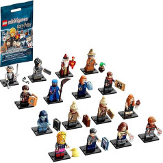 Lego minifigūriņas Harijs Poters, 2. sērija (71028), 1 no 16 kolekcionējamām figūriņām, lieliski piemērotas bērniem, kuriem patīk kolekcionēt un kuri vēlas piedalīties kopā ar Hariju, Hermionu Greindžeri un Ronu Vīzliju.