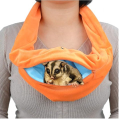 YUYUSO Sugar Glider Bonding Scarf Bonding Pouch Travel Sling Carrier Bag with 4 Air Holes for Pet Glider