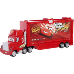 Disney un Pixar's Cars Track Talkers Mack, Zibens McQueen's Hauler, gaismu un skaņu autokrāvējs, dāvana bērniem vecumā no 3 gadiem un vecākiem