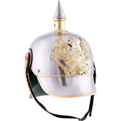 Kara komandieris Pickelhaube Prūsija 1889, kirasiera ķivere, tērauds