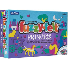 John Adams Fuzzy Felt Princess atvilktņu komplekts Apvienojiet filca gabaliņus, lai radītu princeses tēlus Māksla un amatniecība Vecums no 3 gadiem