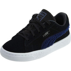 Puma Puma Puma Suede Kids Baby Boy's Classic Terry (Toddler) Black/Blue Depths 4 m US Toddler