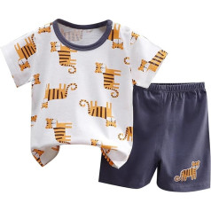 Toddler Boy Summer Gentleman Outfits - Tops ar šortiem bez piedurknēm zēnu T-krekls ar kapuci gadījuma Tracksuit vasaras modes sporta uzvalks krāsu bloķēšanas apģērbu komplekti 1-6 gadiem