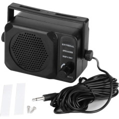 KIMISS Auto radio ārējais skaļrunis, CB radio mini ārējais skaļrunis, divvirzienu radio CB HF FM UHF raidītāju auto aksesuāri, NSP-150V