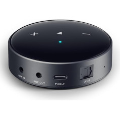 WiiM Mini Streamer Audio AirPlay 2 uztvērējs HiFi Wireless, Multiroom Stereo, Pārrunu pults, darbojas ar Alexa un Siri sarunvalodu, straumē augstas izšķirtspējas audio no Spotify, Amazon Music un citām ierīcēm