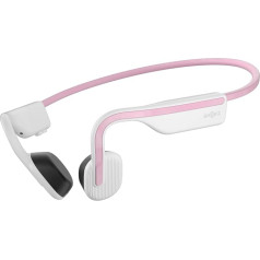 Shokz OpenMove Bluetooth bezvadu austiņas, Bone Sound Bone Conduction bezvadu austiņas, ūdensizturīgas, putekļu necaurlaidīgas sporta austiņas treniņiem, skriešanai, skriešanai, skriešanai, 6H atskaņošanas laiks, Himalaju rozā krāsā