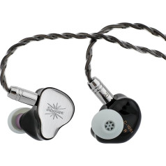 LINSOUL Kiwi Ears KE4 In-Ear Monitor, 2DD+2BA hibrīda austiņas, spēļu austiņas, HiFi vadu IEM, ar noņemamu IEM kabeli mūziķiem audiofīļiem