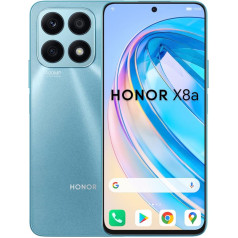 Honor X8a 128GB/6GB RAM Dual SIM Zilā ezera krāsā