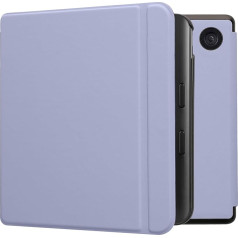 kwmobile Flip Case saderīgs ar Kobo Kobo Kobo Libra Colour/Tolino Vision Colour Case - eReader Case Made of Faux Leather - pārvalks - Lavender