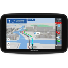 Tomtom GO Discover navigācijas ierīce (5 collas, iespēja izvairīties no sastrēgumiem, pateicoties TomTom Traffic, pasaules karšu atjauninājumi, ātri atjauninājumi, izmantojot Wi-Fi, stāvvietu pieejamība, degvielas cenas)