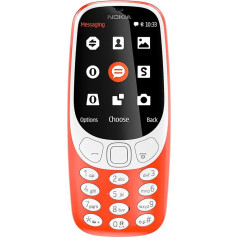 Nokia 3310 (2017) Rojo Cálido Mobilās telefonijas tālrunis Senior 2g 2.4'' Tft Cámara 2MP Bluetooth Radio FM