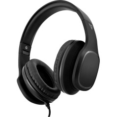 V7 ha701-3np Black Circumaural Headphones Headband (Circumaurālās austiņas ar galvas apmali, 20 - 2000 Hz; 1,8 m, melnas)