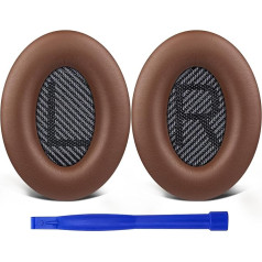 SoloWIT® rezerves ausu spilventiņi Bose QC35 austiņām, kas saderīgi ar QuietComfort 35 (QC35) un Quiet Comfort 35 II (QC35 ii) austiņām uz ausīm