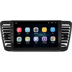 EZoneTronics Carplay Android auto radio priekš Subaru Outback Legacy 2004-2009 ar 9 collu kapacitatīvo skārienjūtīgo ekrānu, augstas izšķirtspējas GPS navigācija, Bluetooth, Wi-Fi, USB atskaņotājs, 2GB RAM+32GB ROM