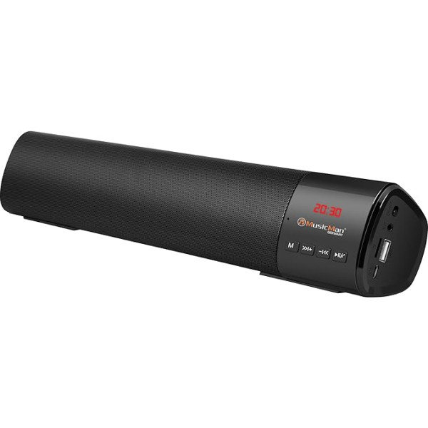 Musicman Mini Soundbar ar Bluetooth V5.1 FM radio, USB, AUX-IN Savienojums ar Bluetooth audioierīcēm, viedtālruņiem, planšetdatoriem BT-X54