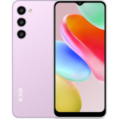 KXD A09 viedtālrunis bez līguma, 8GB + 128GB Octa Core 6,56 collu HD+ displejs Android 12 mobilais tālrunis lēts, 4000 mAh, 13MP + 5MP kamera, sejas ID, pirkstu nospiedumi, GPS, Dual SIM 4G Simlock-Free Mobile