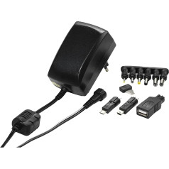 Vivanco PAH 30 Universal Netzteil für Elektrogeräte (2250mA, USB) schwarz