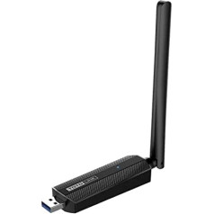 USB WLAN adapteris WiFi AX1800 Totolink X6100UA WiFi stick Wi-Fi 6 joslu MU-MIMO tehnoloģija WPA3 maksimālais ātrums 1800 Mbps ātrs un stabils savienojums visā mājā