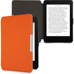 kwmobile apvalks, kas saderīgs ar Amazon Kindle Paperwhite - neilona vāciņš vāciņam (līdz 2017. gada modelim) - oranžs