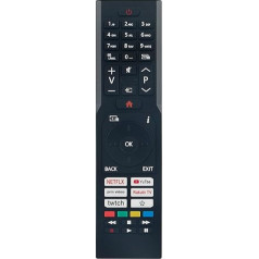 VINABTY RM-C3604 Remote Control Replacement for JVC Ultra HD 4K Smart LED TV LT-32VF5105 LT-40VF3001 LT-43VF5105 LT-43VU2201 LT-43VU2255 LT-43VU3100 LT-58VU6 255 LT-55VU3101 LT-32VAF3001