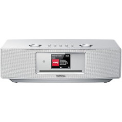 KENWOOD CR-ST700SCD-S viedā radio HiFi sistēma ar WLAN, DAB+, interneta radio, CD/USB, Bluetooth audio straumēšanu un krāsu displeju