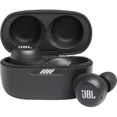 JBL Live Free NC+ TWS bezvadu ausu austiņas ar trokšņu slāpēšanu, zilas, līdz 21 stundai akumulatora darbības laiks, komplektā ietilpst lādēšanas kārba