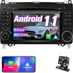 DDKUS auto radio Mercedes Benz W169 B200 W245 W639 Vito Viano W906 Sprinter, 7 collu Android 13 skārienekrāns, atbalsta CarPlay/Android Car + Bluetooth WiFi (8 kodolu 8GB + 128GB)