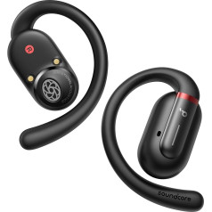 soundcore by Anker V30i Open Ear Kopfhörer, vieglas un ērtas bezvadu austiņas, saturots bass, 36h Spielzeit, Bluetooth 5.3, App-Steuerung, laba skaņas kvalitāte (vispārīgi pieejamas)