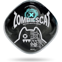 ZOMBIES CAT bezvadu Bluetooth 5.3 austiņas atskaņošanas laiks HiFi stereo austiņas Ekskluzīvas gaismas efekta austiņas Skārienjūtīga vadība In-Ear austiņas iOS Android B2 Black