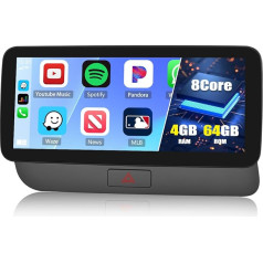 4G + 64G CAMECHO auto radio priekš Audi Q5 Concert/Symphony Radio 2009-2017, Android 13, 8 Core, 10,25 collu ekrāns, auto radio ar navigāciju CarPlay Android Car DSP Bluetooth 5.0 WiFi & 4G