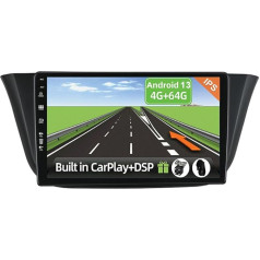 YUNTX [4GB + 64GB] Android 13 autoradio Iveco Daily VI (2014-2021)-2 DIN [Integrēta bezvadu CarPlay/Android Auto/DSP/GPS] Kamera + MIC-DAB/IPS/Stūres vadības stūres vadība/MirrorLink/WiFi/USB/4G/360